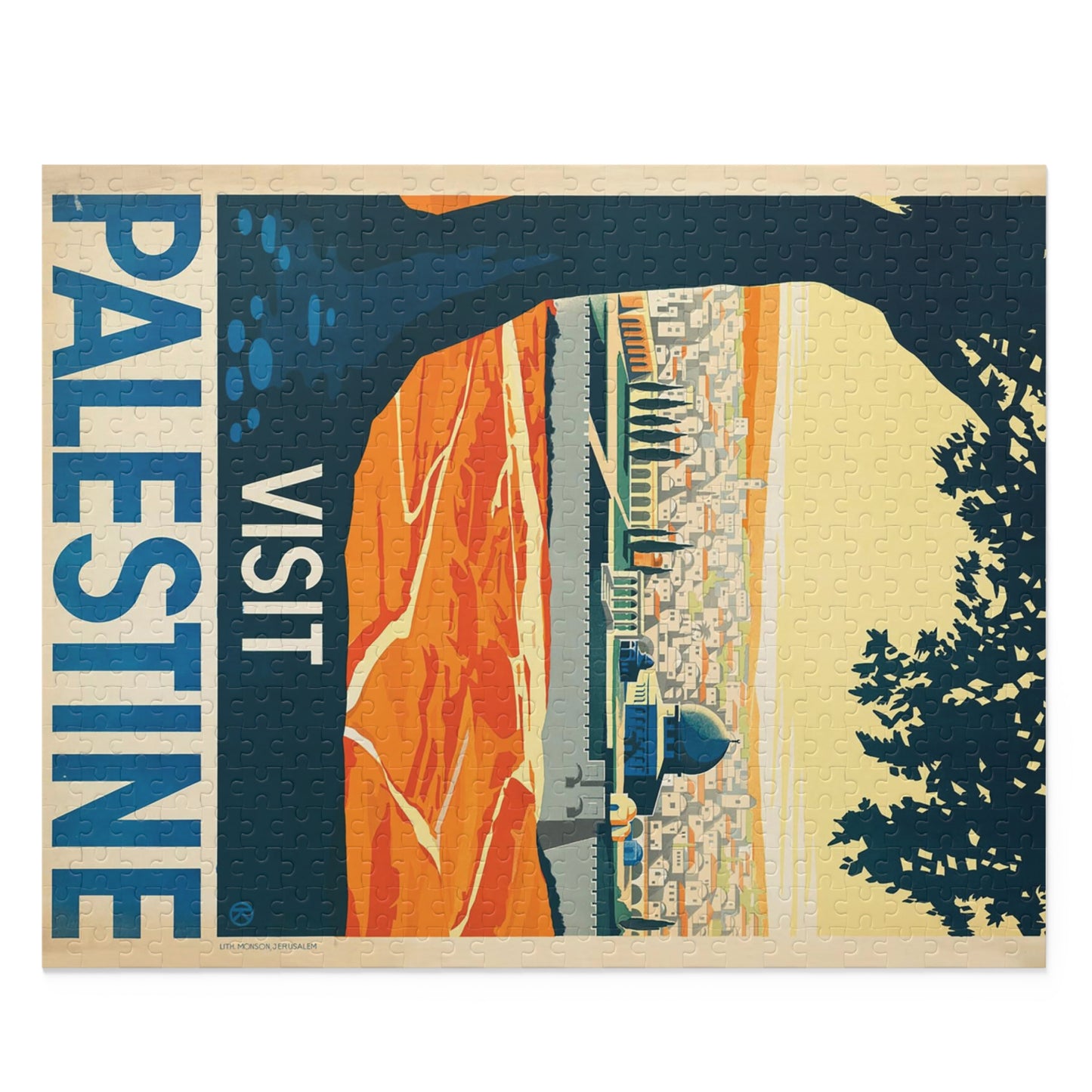 Visit Palestine Poster Puzzle