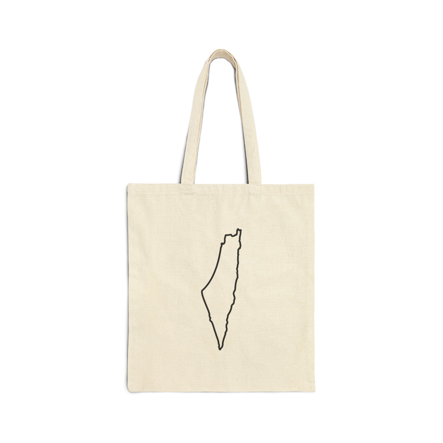 Palestine Map Canvas Tote